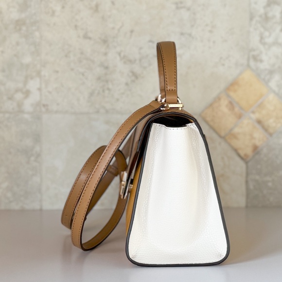 Michael Kors Whitney Medium Flap Shoulder Bag Yellow Multi - Picture 6 of 14